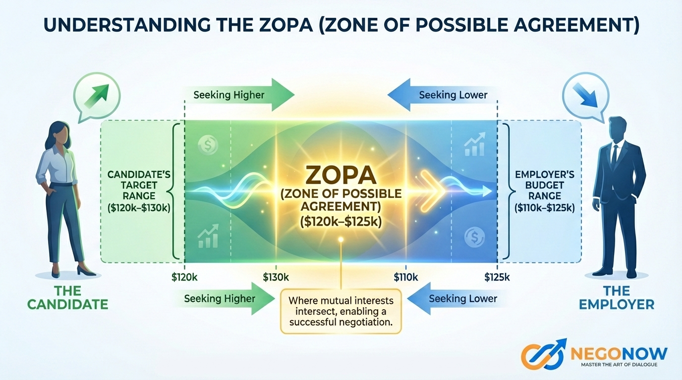 Zone of Possible Agreement (ZOPA) Diagram